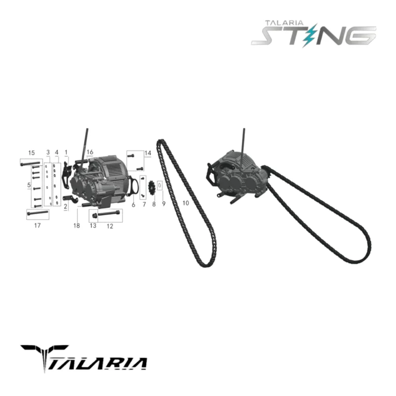 Fiche technique transmission talaria sting tl4000