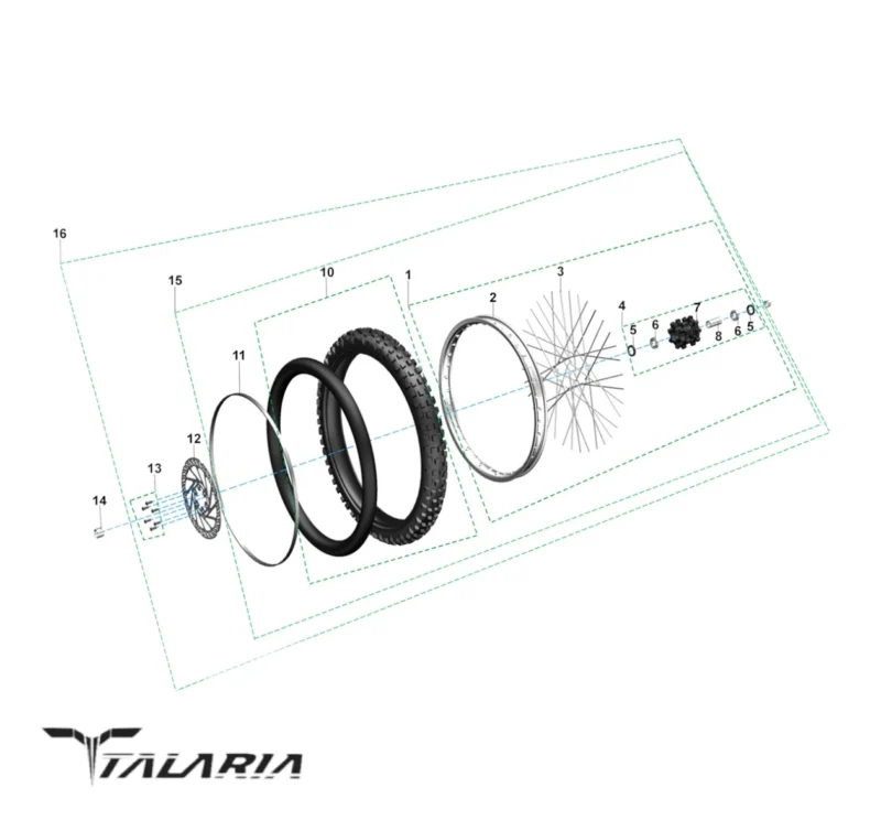 Disque de frein origine TALARIA Sting TL5500 – Image 2