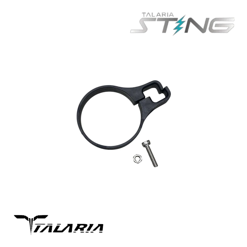 Ce collier de serrage supérieur, se fixe sur le té de fourche supérieur TALARIA Sting